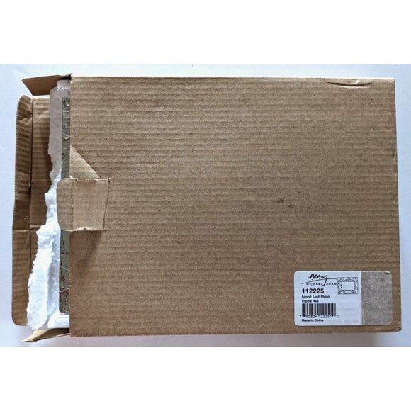 Michael Aram Designer Photo Frame Forest Leaf Cast Metal Silver Color 4 * 6 in - Picture 12 of 16